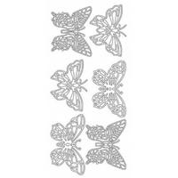 Large Butterflies Outline Sticker  1.255