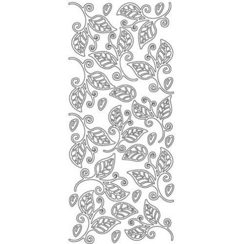 Sticker Outline Paper Leaf Design Outline Stickers 3110 – Paper Crafting with STAMP ON IT