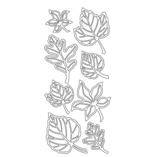 Sticker Outline Paper Leaves Assorted Outline Stickers 1475 – Paper Crafting with STAMP ON IT