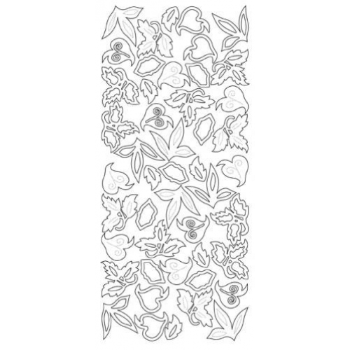 Sticker Outline Paper Leaves Outline Stickers 2189 – Paper Crafting with STAMP ON IT
