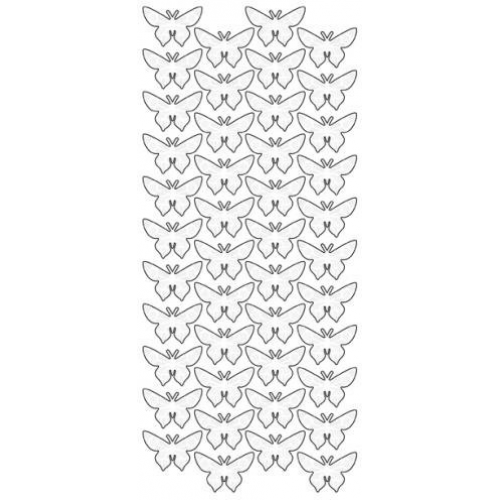 Butterflies small 3D Outline Sticker  1.855