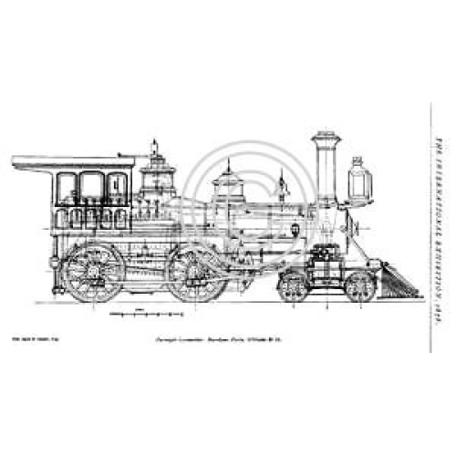 Steam Locomotive Art Acetate