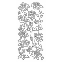 Various Roses Outline Sticker  1.480