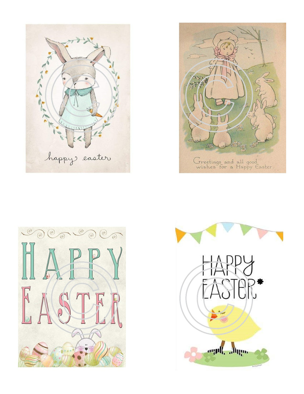 Whimsical Easter 1, Vintage Hue Acetate
